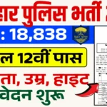 Bihar Police Constable Bharti 2025 Notification OUT