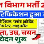 Vidhut Vibhag Vacancy 2025 Notification OUT